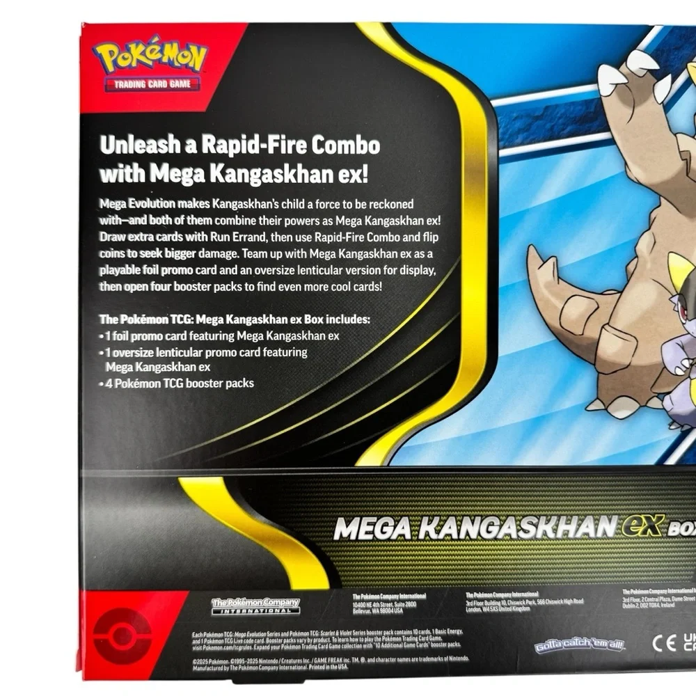 NEW Pokemon TCG Mega Kangaskhan Ex Collection w/Promo  + 4 Packs SEALED BOX